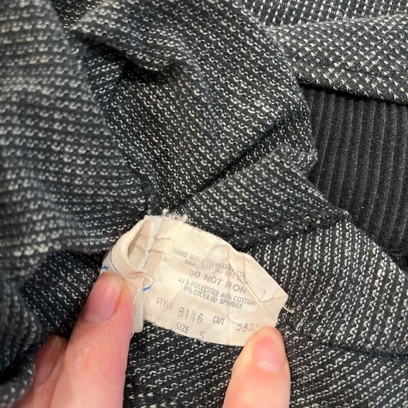 RARE VTG 80s Flexatard Unitard Body Designs By Gilda Size S Small Black Grey USA - Picture 6 of 7